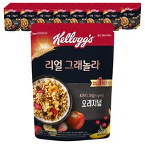 켈로그 리얼 그래놀라 오리지널 시리얼, 400g, 32개