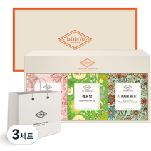 라돌체비타 프리미엄 허브차 3종 선물세트 + 쇼핑백, 히비스커스 1.2g x 6p + 페퍼민트 1.2g x 6p + 레몬밤 1.2g x 6p, 3세트