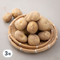 감자, 2.5kg, 3개