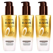 로레알파리 헤어 오일 인 크림 엑스트라 리치, 100ml, 3개
