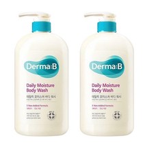 더마비 데일리 모이스처 바디워시, 2개, 1000ml