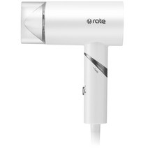 레이트 컴팩트 미니 헤어 드라이기 RT-MND001-WH 1100W, 클리어 화이트