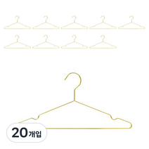마이워니 메탈 로즈 골드 철제 옷걸이, 20개