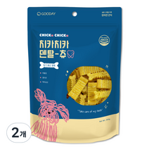 굿데이 강아지 치카치카 덴탈츄 간식 300g, 치석제거, 2개