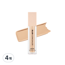 락컬러 블러 컨실러 6g, 02 내추럴 베이지, 4개