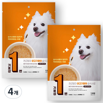 천군맘마 강아지 시니어 닭고기황태 습식사료, 닭, 120g, 4개