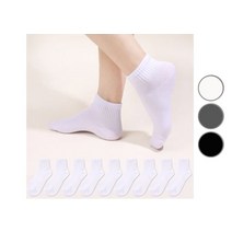 두발로 여성용 학생 카바 양말 10켤레