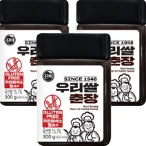 진미 우리쌀 춘장, 3개, 300g