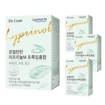 닥터린 관절탄탄 리프리놀M 초록입홍합 400mg, 30정, 4박스
