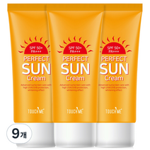 터치미 퍼펙트 선크림 SPF50+ PA+++, 60ml, 9개