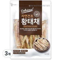 해맑은푸드 황태채, 200g, 3개