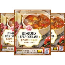 오뚜기 헝가리안 비프 굴라쉬, 270g, 3개