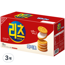 동서식품 리츠 샌드위치 크래커 화이트, 3개, 693g