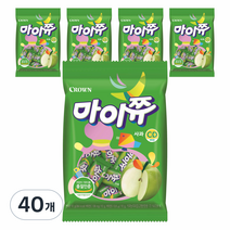 크라운 마이쮸 사과필로우 츄잉캔디, 40개, 92g
