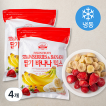 베리필드 딸기바나나믹스 (냉동), 1kg, 4개
