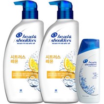 헤드앤숄더 시트러스 레몬 샴푸 750ml x 2p + 딥클린 샴푸 90ml, 1세트
