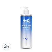 헤어플러스 단백질 본드 약산성 탈모 완화 샴푸, 500ml, 3개