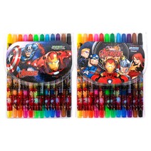 어벤져스 색연필 2세트 랜덤발송, 12색, 2개