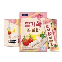 베베쿡 딸기 쏙 곡물바 8p, 딸기 + 바나나 혼합맛, 40g, 6개