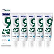 2080 프로나인 치약 후레쉬 민트향, 5개, 130g