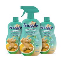 스너글 포근한 섬유 탈취제, 470ml, 3개, 스파클링 시트러스