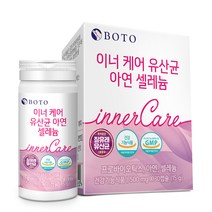 보뚜 이너 케어 유산균 아연 셀레늄 15g, 30정, 1개