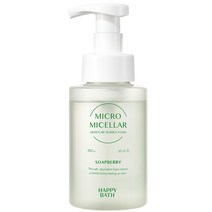 해피바스 마이크로미셀라 솝베리 모이스춰 버블 클렌징 폼, 1개, 300ml