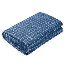 곰표한일 워셔블 초절전형 전기요, 스퀘어블루, 중형 (100 x 180 cm)