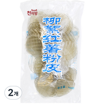 천미방 원형 둥글 넙적당면, 2개, 500g