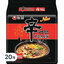 신라면 블랙 130g, 20개