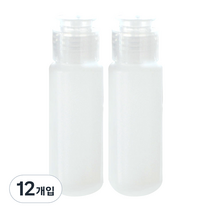 이글코리아 PE용기 50ml, 투명, 12개입