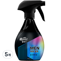 페브리즈 섬유 탈취제 맨 본품, 370ml, 5개, 쿨 아쿠아 향