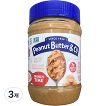 피넛버터앤코 크런치 타임, 454g, 3개