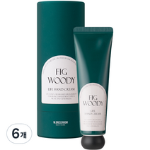 더블유드레스룸 네추럴 라이프 핸드크림 휘그 우디, 50ml, 6개