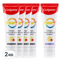 콜게이트 토탈 차콜 디프 클린 치약 110g x 4p + 프로검헬스 치약 110g 세트, 2세트