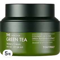 토니모리 더 촉촉 그린티 수분 크림, 60ml, 5개
