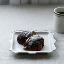 에라토 벨라 사각접시, 화이트, 1개