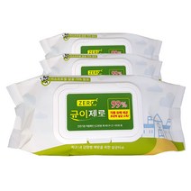 균이제로 살균 소독 티슈, 3개, 75매