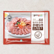 곰곰 참나무로 훈연한 훈제오리 슬라이스 (냉장), 760g, 1개