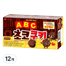 롯데제과 ABC 초코쿠키, 50g, 12개