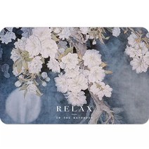 에버하우스 북유럽 감성 규조토 발매트, S, 체리블라썸