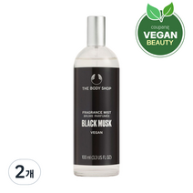 더바디샵 블랙 머스크 후레그런스 미스트 머스크향, 100ml, 2개