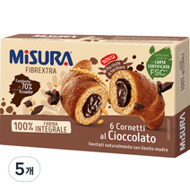 미주라 초코 통밀 크로와상, 308g, 5개