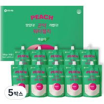 맑은내일 곤약 워터젤리 복숭아, 1300g, 5박스