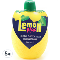 유로푸드 플러스 레몬 음료, 200ml, 5개