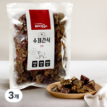야아부르니 수제간식 대용량팩, 양목뼈, 3개