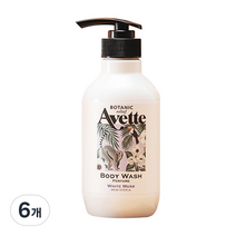 토니모리 아베뜨보타닉 릴리프 화이트머스크 퍼퓸바디워시, 6개, 400ml