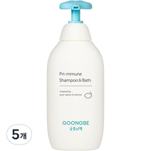 궁중비책 유아용 프리뮨 샴푸 앤 바스, 350ml, 5개