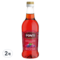 폰티 식초, 레드와인, 500ml, 2개