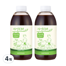 에버미라클 자연 EM 활성액, 500ml, 4개
